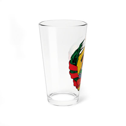 Emblem of Mozambique 1982-1990 (Mozambique) (Coat of Arms) Pint Glass 16oz