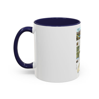 Alps, The - A Traveller's Map (1985) (Map) Accent Coffee Mug