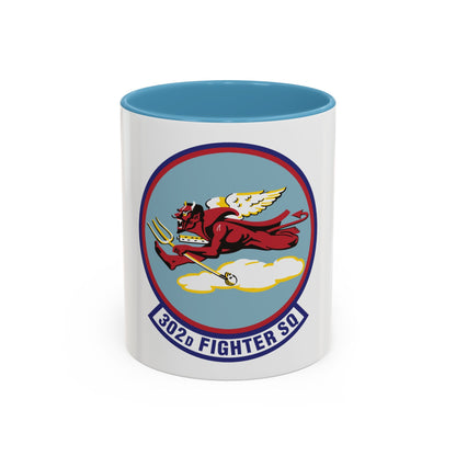 302d Fighter Squadron (U.S. Air Force) Accent Coffee Mug