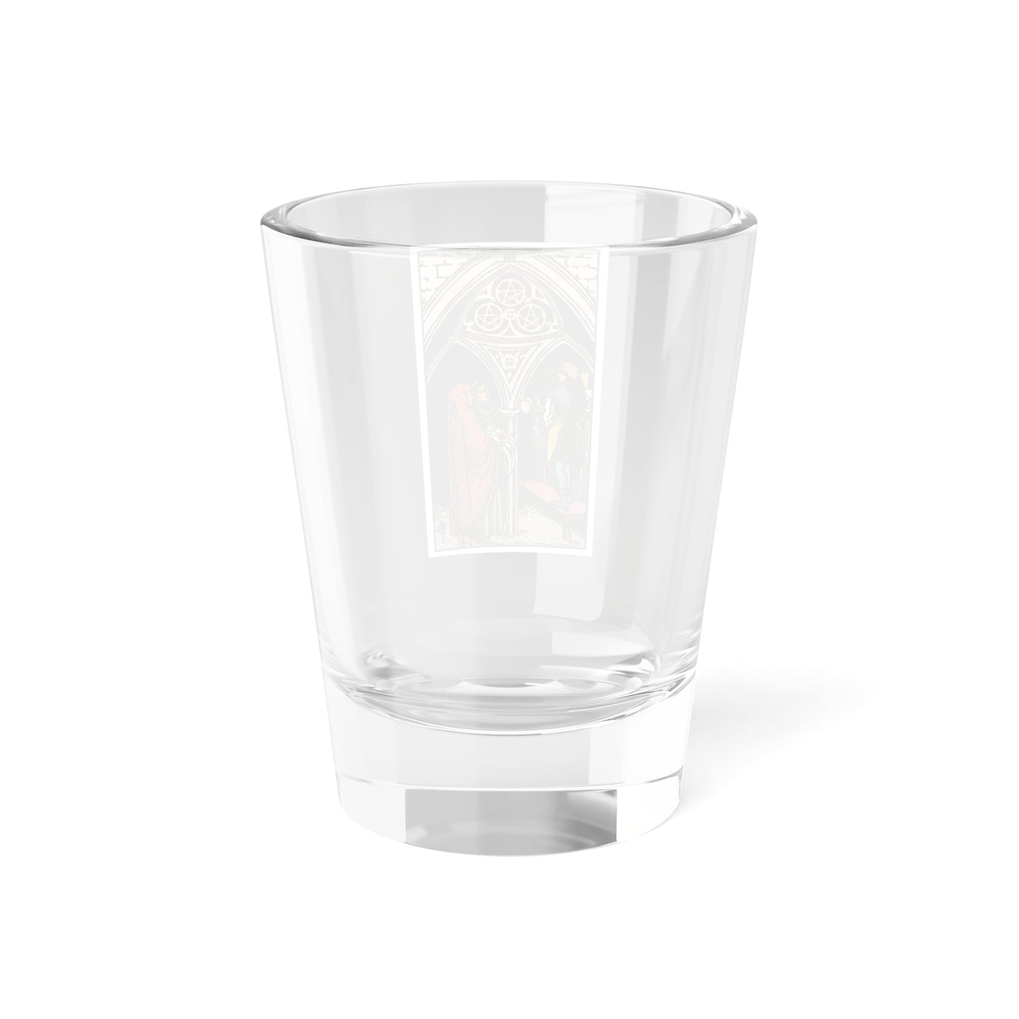 The 3 of Pentacles (Tarot Card) Shot Glass 1.5oz-Go Mug Yourself