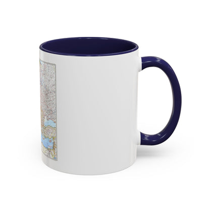 Europe (1969) (Map) Accent Coffee Mug