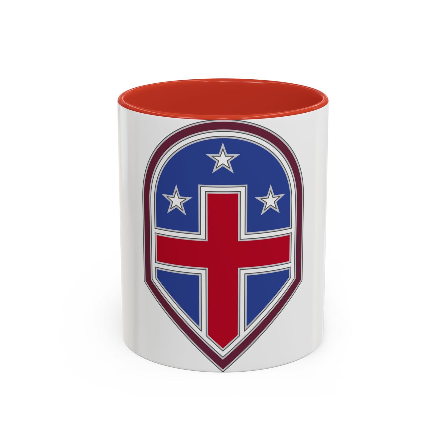 332 Medical Brigade 3 (U.S. Army) Accent Coffee Mug