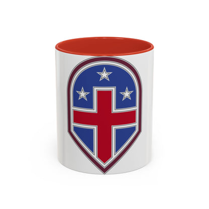 332 Medical Brigade 3 (U.S. Army) Accent Coffee Mug