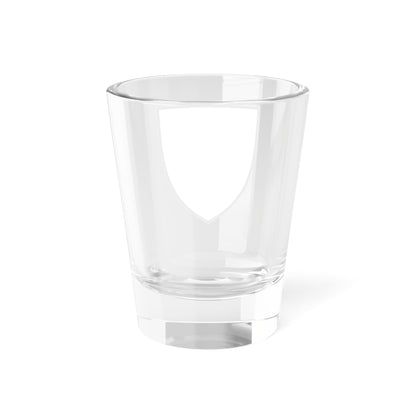 Pahonia-contour white shield (Belarus) (Coat of Arms) Shot Glass 1.5oz