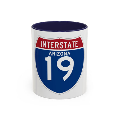 Interstate 19 (U.S. Highways) Accent Coffee Mug