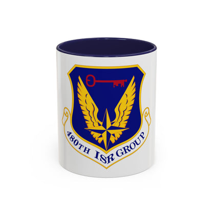 480 Intelligence Surveillance and Reconnaissance Group ACC (U.S. Air Force) Accent Coffee Mug