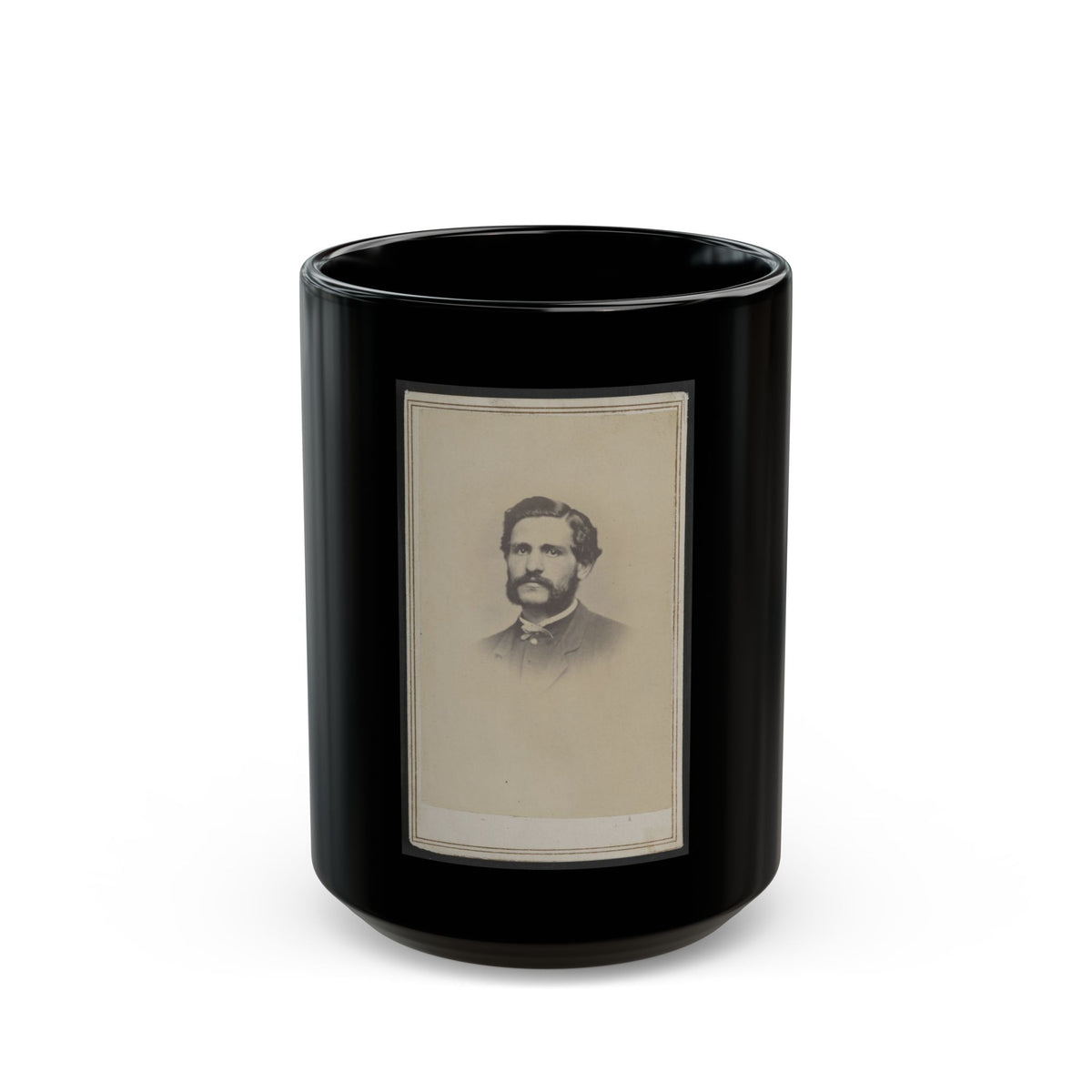 Unidentified Man 007 (U.S. Civil War) Black Coffee Mug