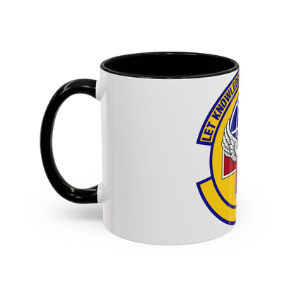 87 Healthcare Operations Squadron AMC (U.S. Air Force) Accent Coffee Mug