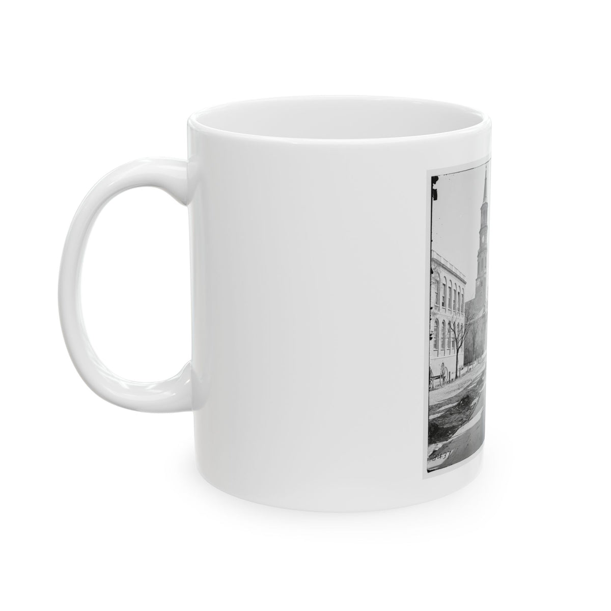 Charleston, S.C. St. Michael's Church (U.S. Civil War) White Coffee Mug