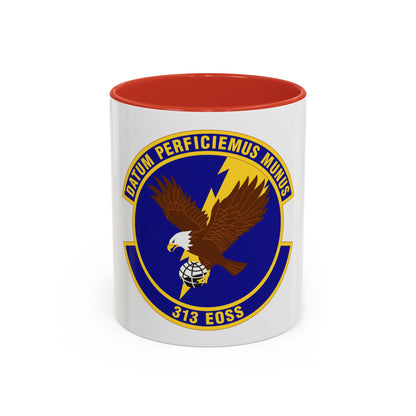 313th Expeditionary Operations Support Squadron (U.S. Air Force) Accent Coffee Mug