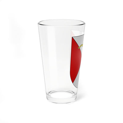 Tentlingen-coat of arms (Switzerland) (Coat of Arms) Pint Glass 16oz