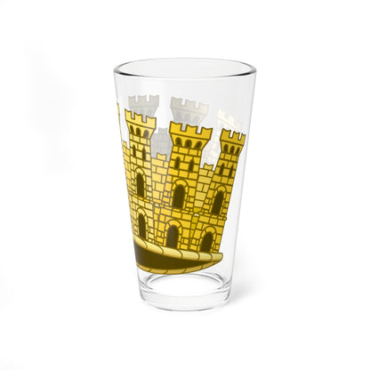 Corona di provincia Consulta Araldica del Regno dItalia 1870 (Italy) (Coat of Arms) Pint Glass 16oz
