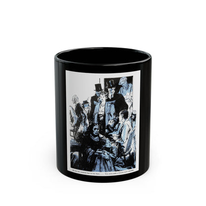 Breakfast At The Savoy, Blue Book Magazine, June 1941 - Black Coffee Mug-11oz-Go Mug Yourself