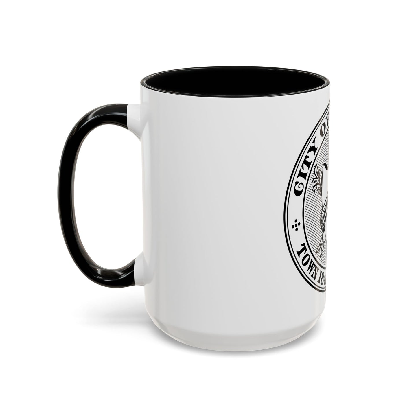 Seal of Chicopee Massachusetts - Accent Coffee Mug