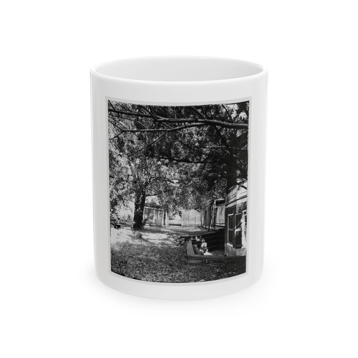 Backyard (U.S. Civil War) White Coffee Mug
