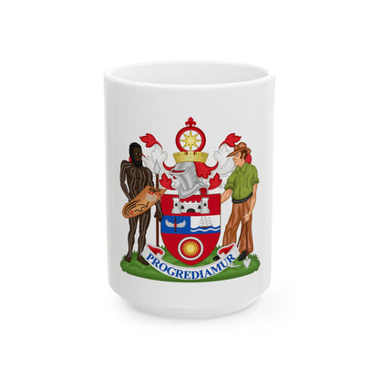 Coat of Arms Darwin Australia - White Coffee Mug