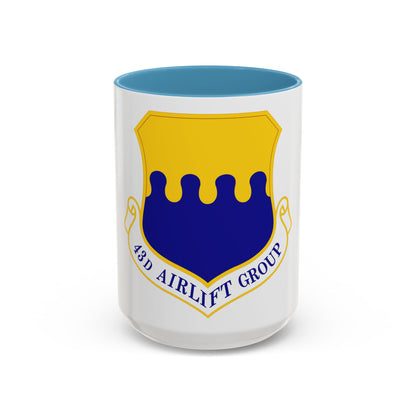 43d Airlift Group (U.S. Air Force) Accent Coffee Mug