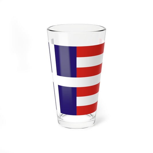 Flag of Gyor 1941 (Hungary) Pint Glass 16oz