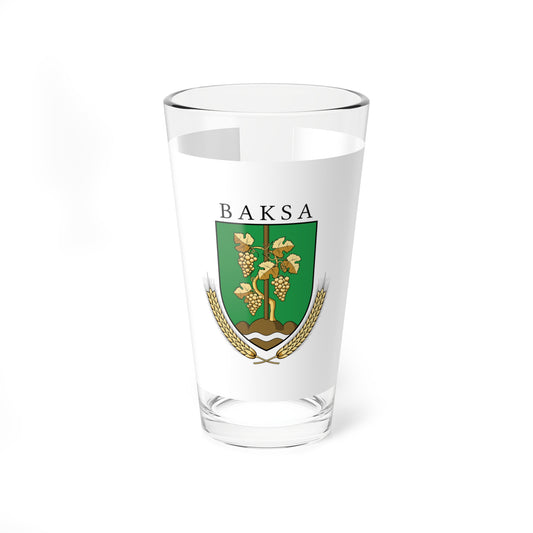 Flag of Baksa Hungary (Hungary) Pint Glass 16oz