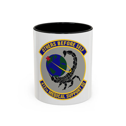 412th Medical Support Squadron (U.S. Air Force) Accent Coffee Mug