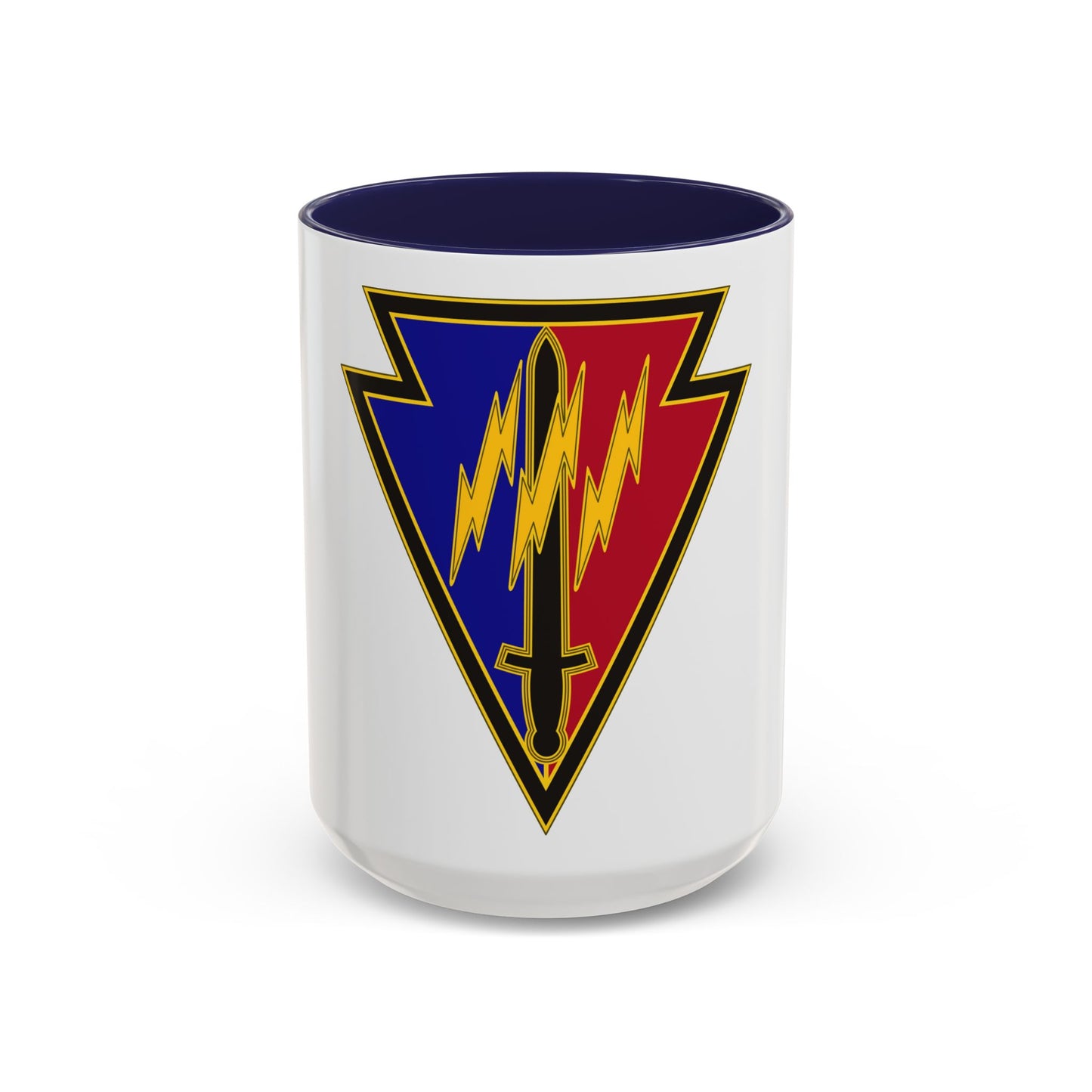 219 Engineer Brigade (U.S. Army) Accent Coffee Mug