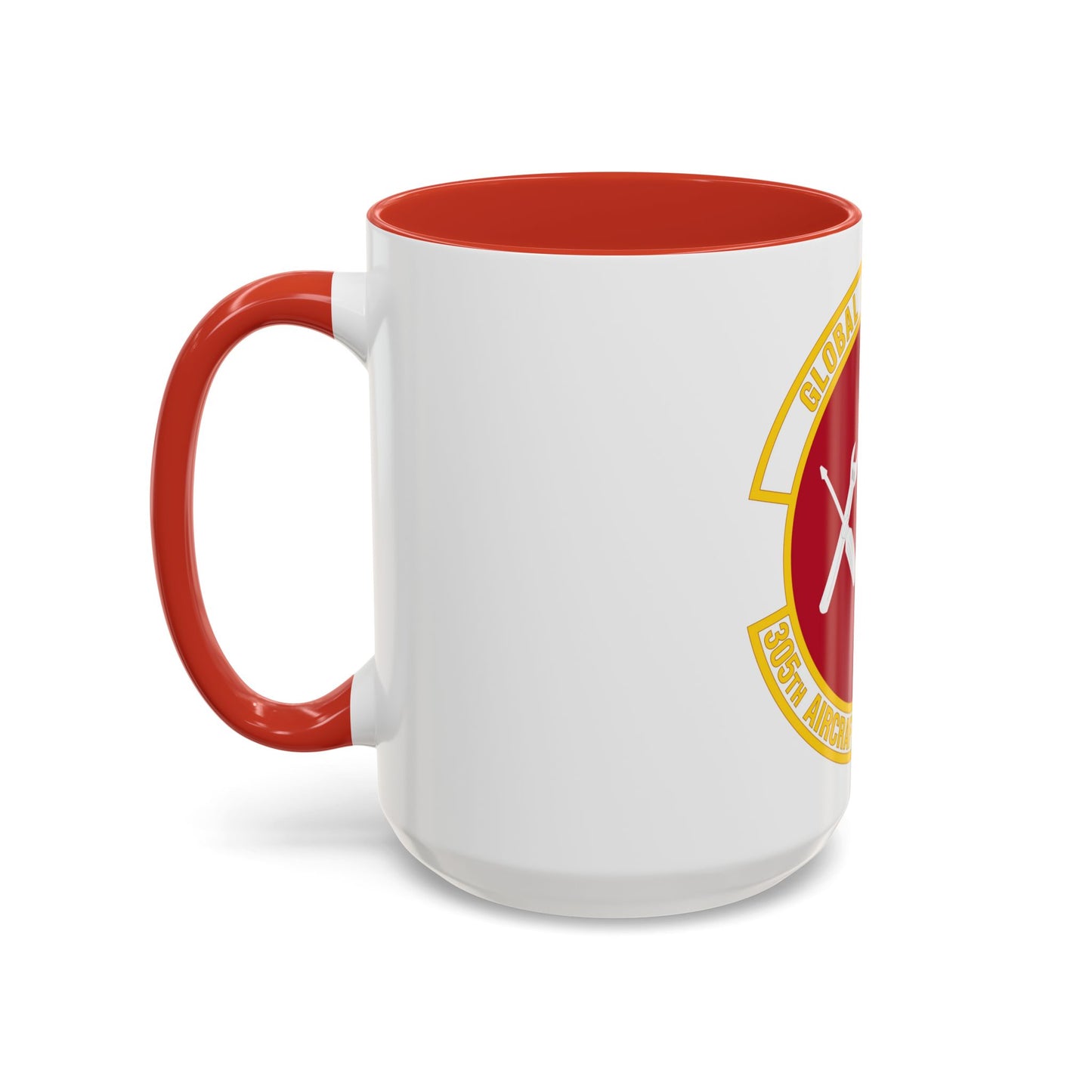 305 Aircraft Maintenance Squadron AMC (U.S. Air Force) Accent Coffee Mug