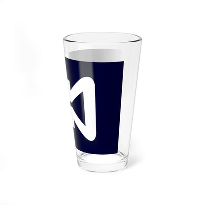 Flag of Nakajima Fukushima (Japan) Pint Glass 16oz