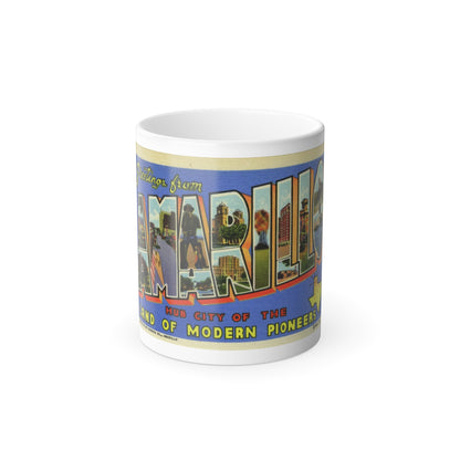Greetings from Amarillo (Greeting Postcards) Color Changing Mug 11oz