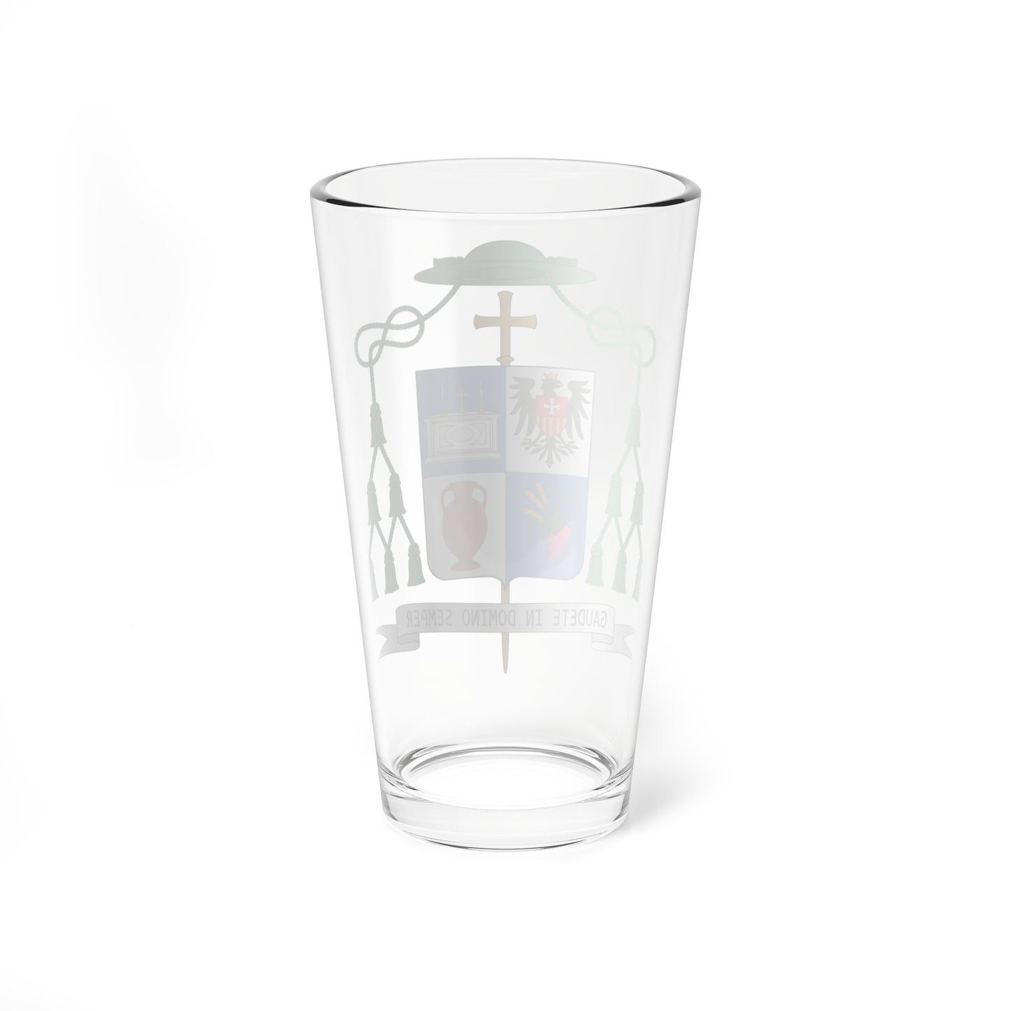 Escudo de Alberto Vera Aréjula (Spain) (Coat of Arms) Pint Glass 16oz