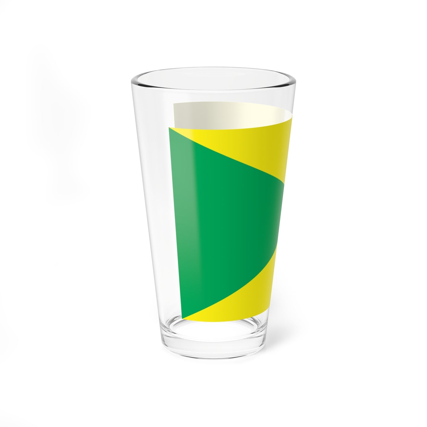 Flag of Znamyanskiy Raion in Kirovohrad Oblast (Ukraine) Pint Glass 16oz