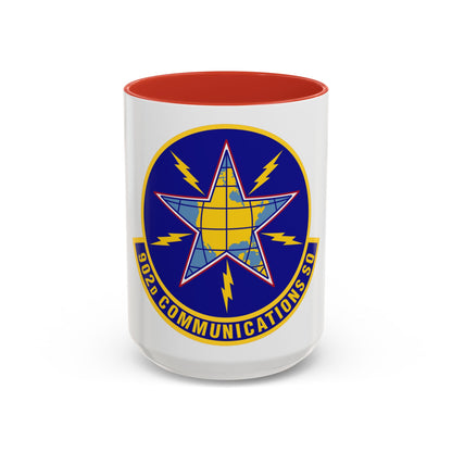 902d Communications Squadron (U.S. Air Force) Accent Coffee Mug