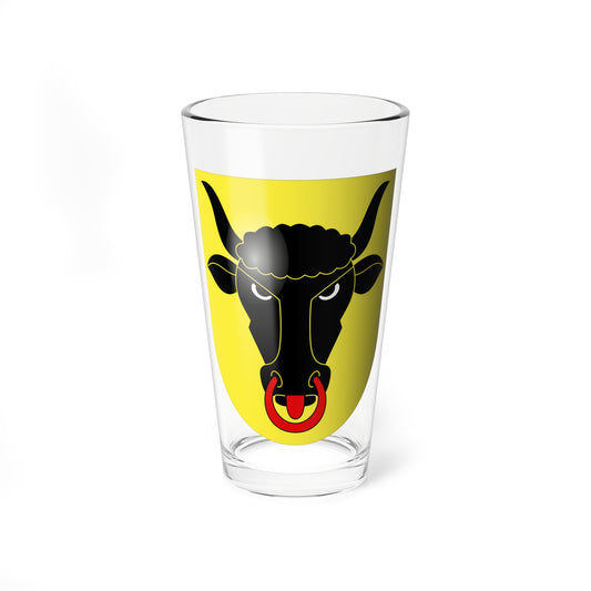 Uri-coat of arms 3d (Switzerland) (Coat of Arms) Pint Glass 16oz