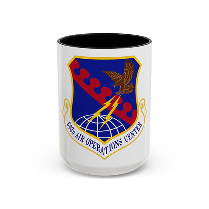 603 Air Operations Center USAFE (U.S. Air Force) Accent Coffee Mug