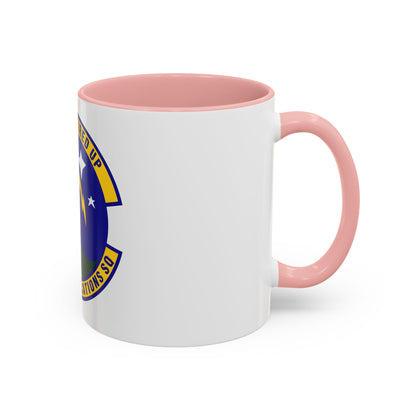 802d Communications Squadron (U.S. Air Force) Accent Coffee Mug
