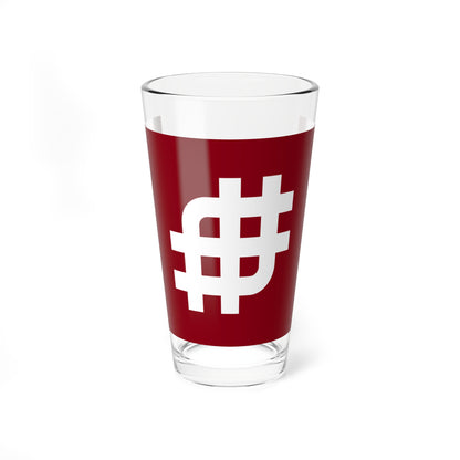 Flag of Tanashi Tokyo 1967-2001 (Japan) Pint Glass 16oz