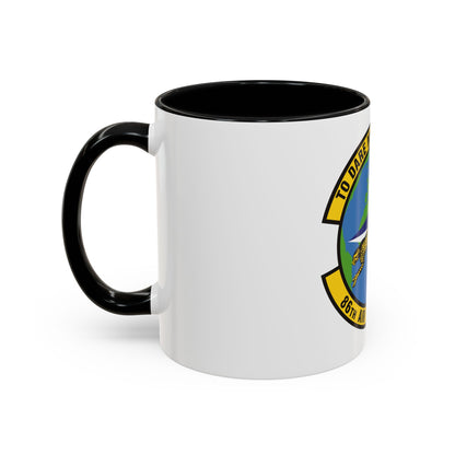 86th Air Mobility Squadron (U.S. Air Force) Accent Coffee Mug