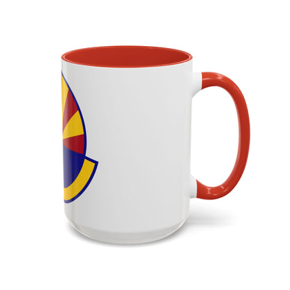 56 Healthcare Operations Squadron AETC (U.S. Air Force) Accent Coffee Mug