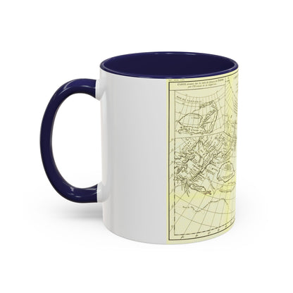 Carte Generale des Decouvertes de l'Amiral de Fonte (1762) (Map) Accent Coffee Mug