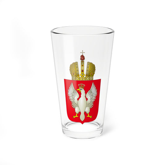 Small Coat of Arms of Congress Poland (Russia) (Coat of Arms) Pint Glass 16oz