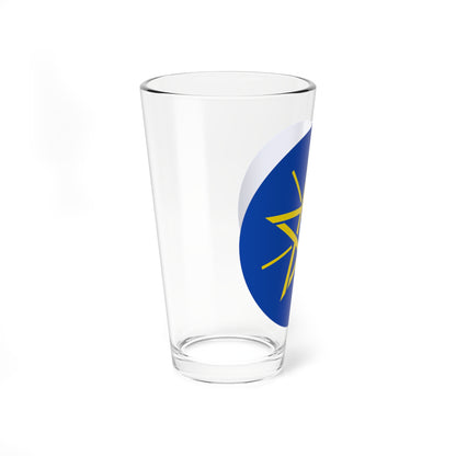 Emblem of Ethiopia (Ethiopia) (Coat of Arms) Pint Glass 16oz