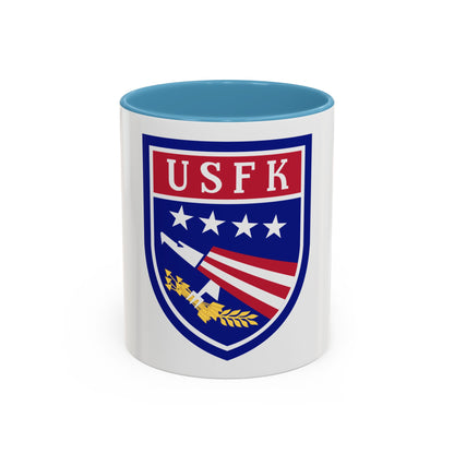 USAE United States Forces Korea (U.S. Army) Accent Coffee Mug