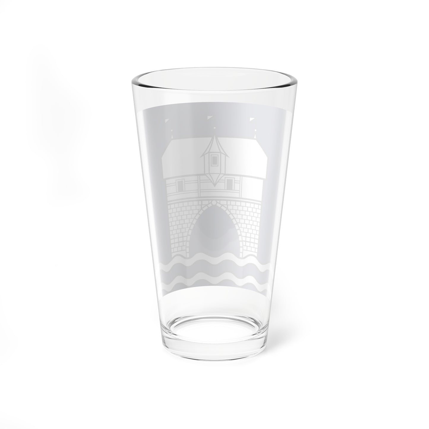 CHE Zurich 1 rechts der Limmat Flag (Switzerland) Pint Glass 16oz