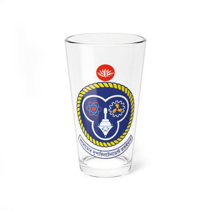 Seal of the Commodore Superintendent Dockyard (Bangladesh) (Coat of Arms) Pint Glass 16oz
