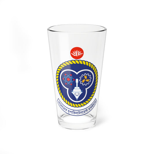 Seal of the Commodore Superintendent Dockyard (Bangladesh) (Coat of Arms) Pint Glass 16oz