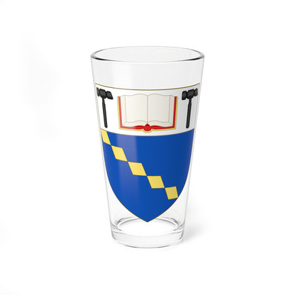 Shield of Aston University (United Kingdom) (Coat of Arms) Pint Glass 16oz