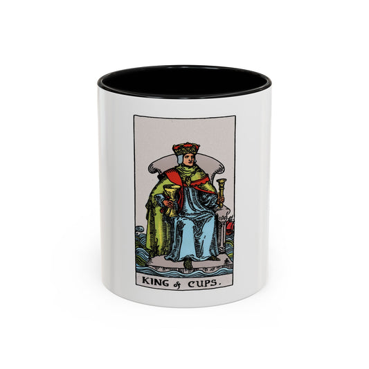 The King of Cups (Tarot Card) Accent Coffee Mug