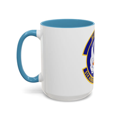 514th Aeromedical Evacuation Squadron (U.S. Air Force) Accent Coffee Mug