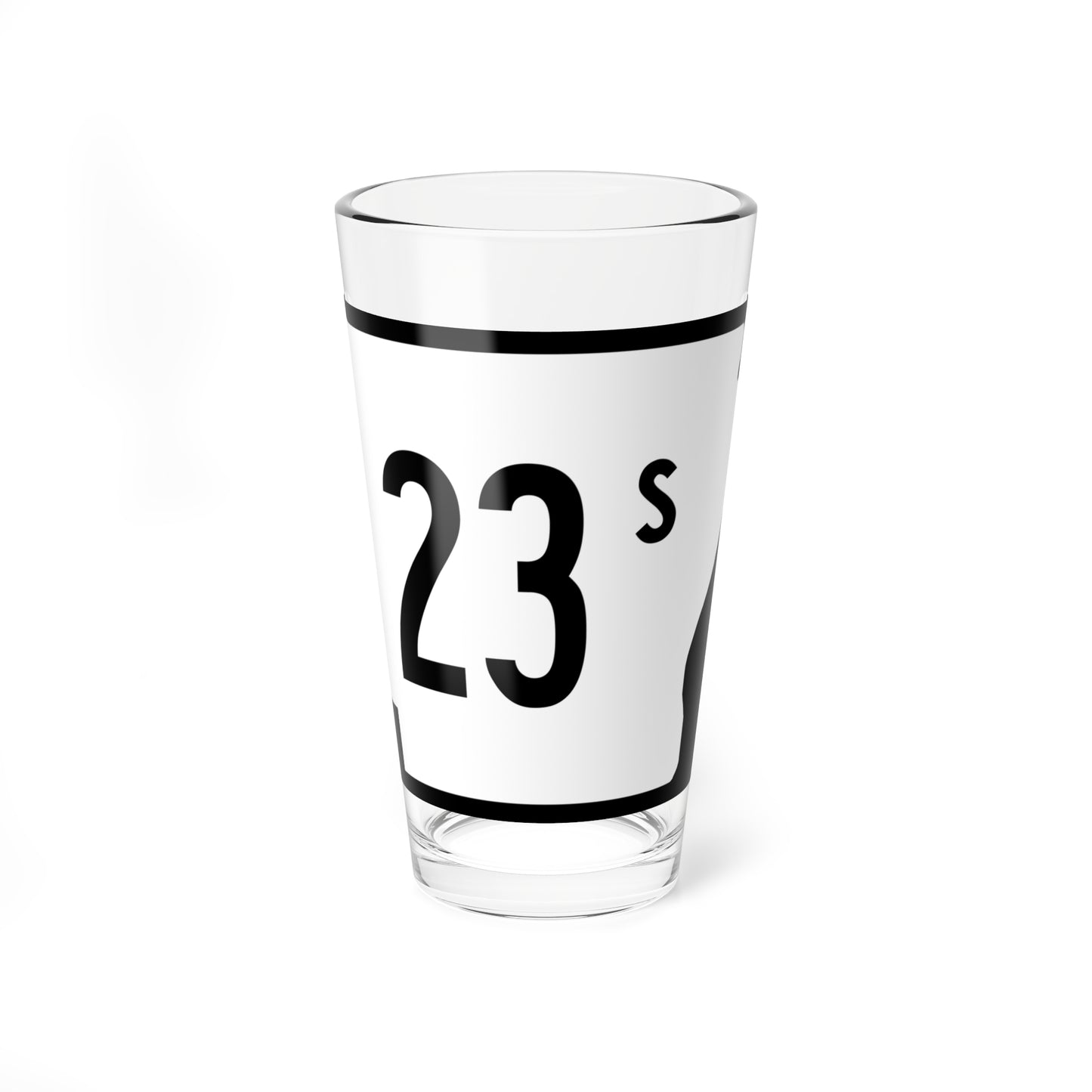 Arkansas 23S (Arkansas) (Road Sign) Pint Glass 16oz