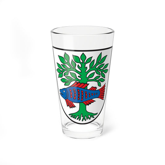 DEU Bad Buchau COA (Germany) (Coat of Arms) Pint Glass 16oz