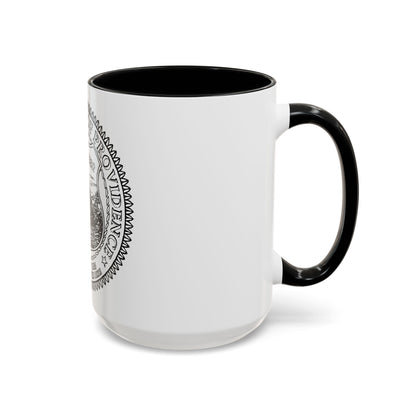 Seal of Providence Rhode Island - Accent Coffee Mug